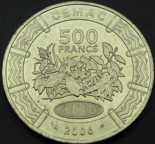 Central Africa 500 Francs 2006 - Aunc - 434 猫 photo