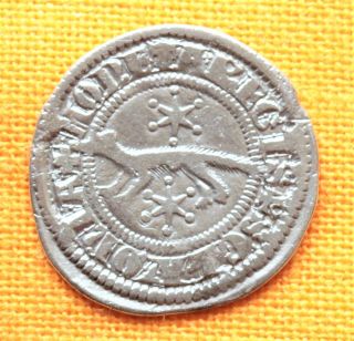 Medieval Slavonian Coin - Iv.  Bela Slavonian Silver Denar 1235 - 1270.  Unger: Sz 4 photo