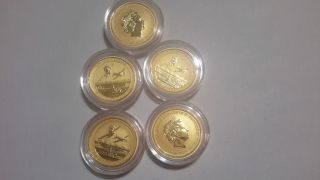 , 3 Days Only×× 5,  1/10 Oz.  9999 Gold Pearl Harbor Commemoratives photo