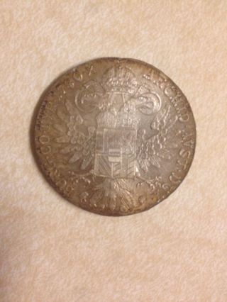 Austrian Maria Theresa Thaler Burg Co Tyr 1780 X Archid $25 - $30 In Silver Alone photo