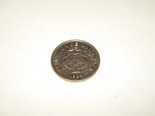 1984 Republica De Costa Rica 50 Centimos Coin photo