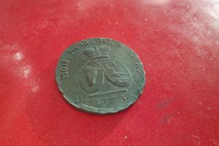 Russia Moldavia Wallachia Romania 2 Para 3 Kopecks 1773 Occupation Coin Sadagura photo