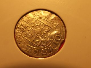Sweden 1/24 Thaler Dreipolcher 1623 Gustav Ii Adolf Medieval Silver Coin photo
