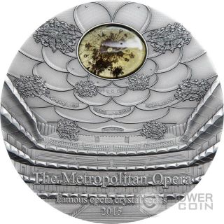 Metropolitan Opera Famous Opera 2 Oz Silver Coin 10$ Palau 2015 photo