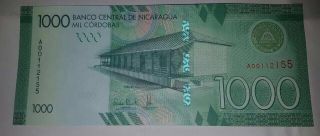 Nicaragua: Banknote - 1000 Cordobas - Just Released - March 2017 - Unc photo