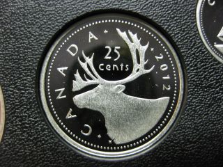 2012 Canadian Silver Proof Quarter ($0.  25) photo