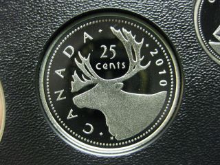 2010 Canadian Silver Proof Quarter ($0.  25) photo