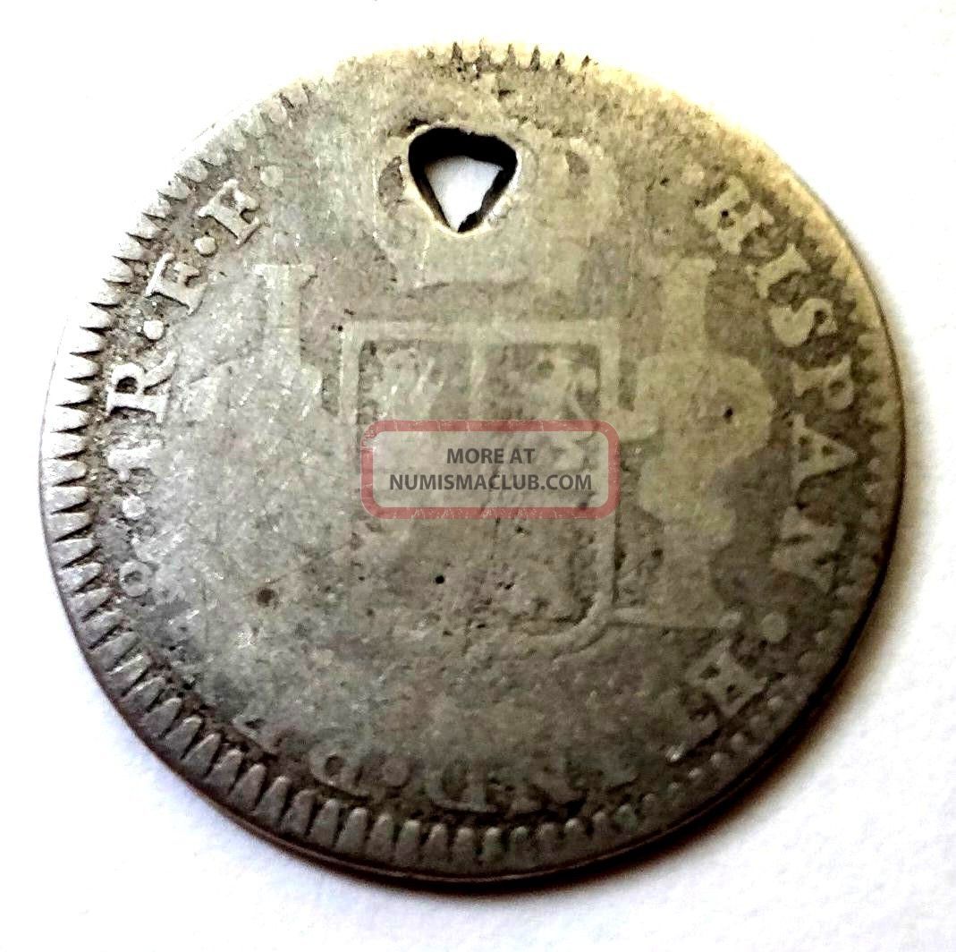 1782 Carolus Iii Spanish Colonial Coin Mexico 1 Real 7-000-king-stamp-pictures