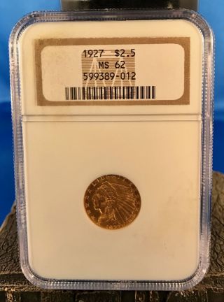 1927 $2.  50 Gold Indian Head photo