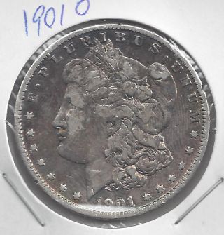 1901 - O Morgan Silver Dollar,  90 Silver Us Coin photo