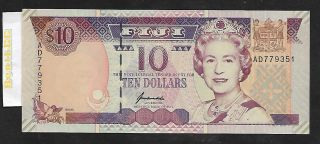 [bl] Fiji,  10 Dollars,  Nd (1996),  P 98b,  Unc photo