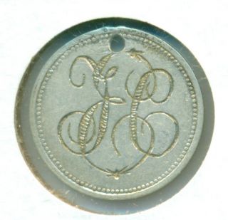 Love Token Engraved Tce Tec Lce Lec From A Silver Coin Germany Hungary Austria? photo