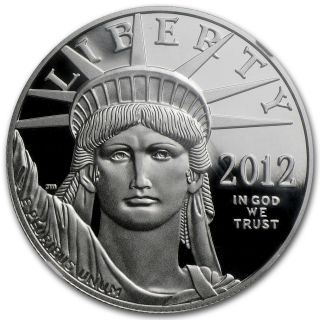 2012 - W 1 Oz Proof Platinum American Eagle Coin - Pf - 70 Er Ngc - Sku 72382 photo