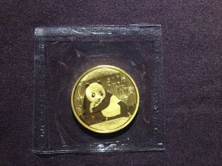 2015 China 1 Oz Gold Panda Bu (in Plastic) photo