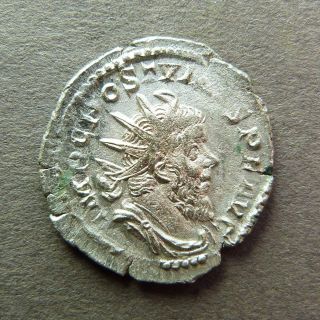 Roman Gallic Empire Coin Antoninianus Postumus Virtus Ric 54 Us2 photo
