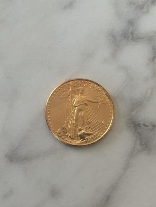 1998 Gold Walking Liberty Half - Dollar 1/4 Oz Fine Gold - Ungraded photo