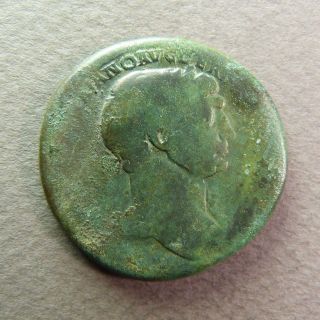 Roman Imperial Ae Sestertius Coin Of Trajan Us25 photo