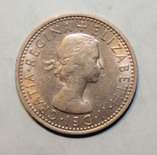 Great Britain 6 Pence 1967 Uncirculated Coin - Queen Elizabeth Ii photo