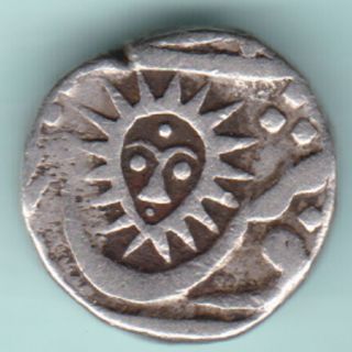 Indore State - Shahalam Ii - Shivaji Holkar - Half Rupee - Rarest Silver Coin photo