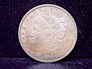 1878 Morgan Silver Dollar 7 Tail Feathers 90 Silver Us Coin $1 Currency photo