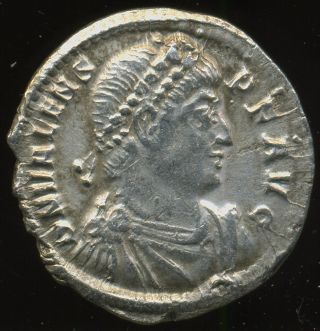 D - D Roman Empire - Valens (364 - 378) Silver Siliqua.  1,  99g.  - Very Fine - photo