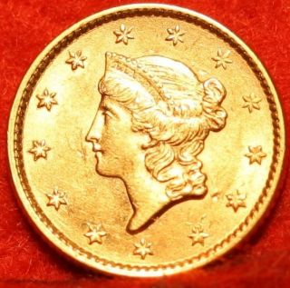 1853 Type I Gold $1 S/h photo