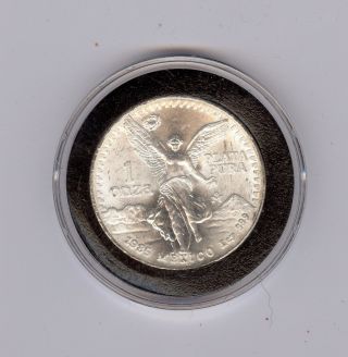1985 Mexico 1 Oz.  999 Fine Silver Libertad - Uncirculated photo