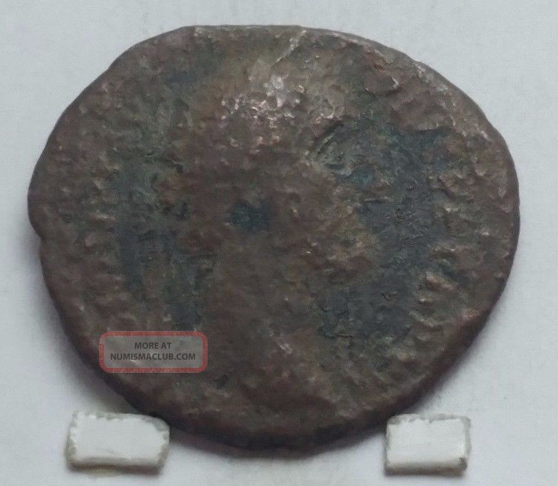 Ancient Roman Antoninus Pius Elephant Bronze Coin