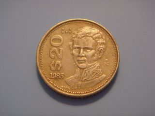 Mexico 20 Pesos,  1985 photo