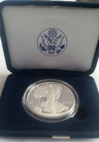 2007 American Eagle One Once Silver Proof Coin photo