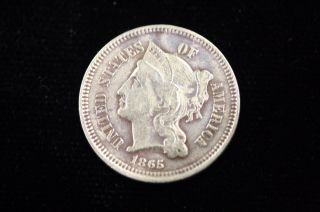 1865 Three Cent Nickel photo