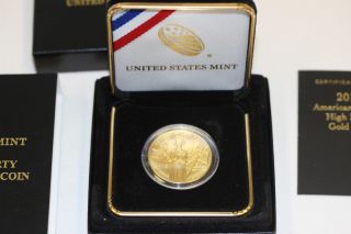 2015 American Liberty Ultra High Relief 1 Oz Gold Coin (w/box And) photo