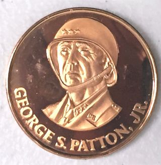 C2207 Danbury Bronze Medal,  U.  S.  Patriots,  George Patton Jr. photo
