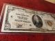 1929 Philadelphia $20 National Banknote Note, Paper Money: US photo 4