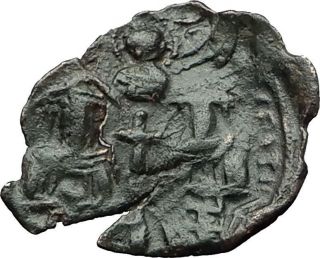 Palaeologus Dynasty 1259 - 1453ad - Trachy Authentic Ancient Byzantine Coin I59387 photo