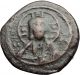 Jesus Christ Class I Anonymous Ancient 1078ad Byzantine Follis Coin Cross I58901 Coins: Ancient photo 1