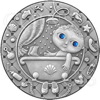 Belarus 2009 20 Rubles Zodiac Aquarius Unc Silver Coin photo