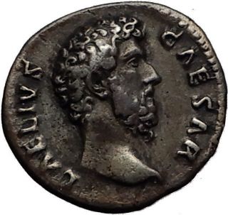 Aelius Caesar Hadrian Successor Rare 137ad Rome Ancient Silver Roman Coin I60675 photo