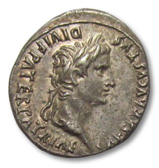 Ar Denarius Augustus,  Lyon / Lugdunum 2 B.  C.  - 4 A.  D.  - - Gaius & Lucius - - photo