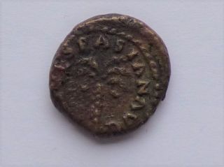 Judea Capta Quadrans Smallest Denomination Vespasian 72 Ce Hendin 1571 photo