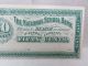 1872 The National School Bank Fifty 50 Cents Banknote School Currency Fine Paper Money: US photo 3