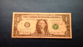 $1 Dollar Star Note Trinary/repeater/1/2 Double 1/2 Quad photo