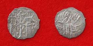 H65: Medieval Europe: Bulgaria:ivan Alexander& Michael Asen - 1331 Silver Coin photo