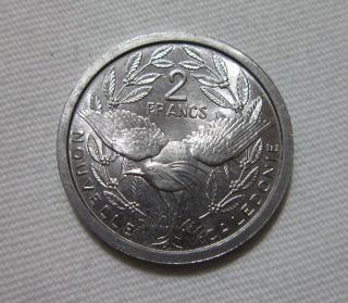 French Caledonia.  2 Francs,  1949. photo