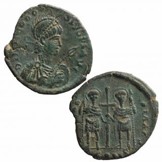 Skif Ae2 Of Theodosius Ii (402 - 450 Ad) Cherson Rare photo