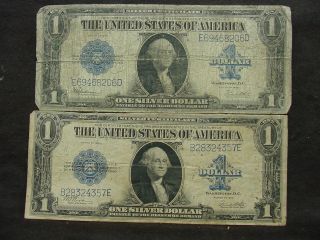 2 - 1923 Us Large Size $1 Dollar Silver Certiifacte photo