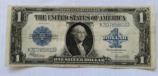 1923 $1 United States Silver Certificate Speelman/ White Large Note photo