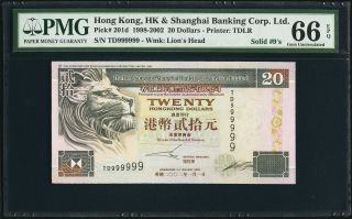 $20 1998 - 2002 Hong Kong & Shanghai Banking Corp.  
