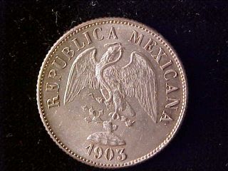 Decimal 20 Centavos 1902 Cn Q Bu photo