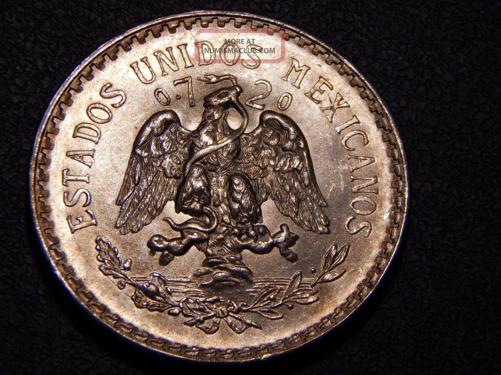 Ch Bu Mexico 1 Peso 1943 Great Silver Coin, Moneda De Plata Sc, ¡magnífica